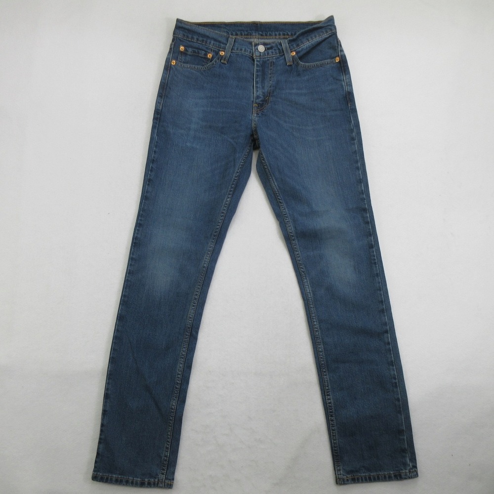 Levi's Men's Jeans 30x32 511 Slim Fit Medium Wash Blue Stretch Denim